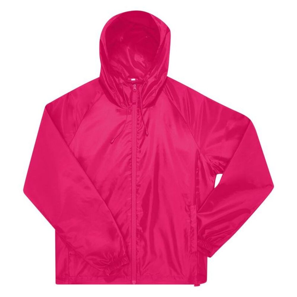 B&C Unisex Adult #Reset Windbreaker / Magenta Pink